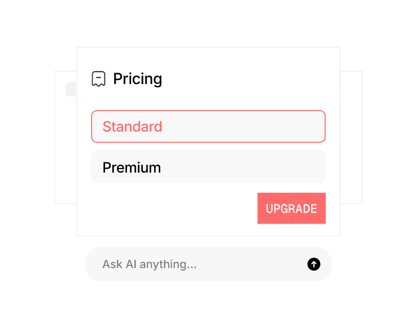 Guides customers to the right plan