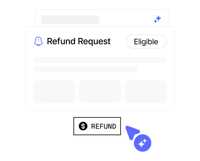 Refunds, handled automatically