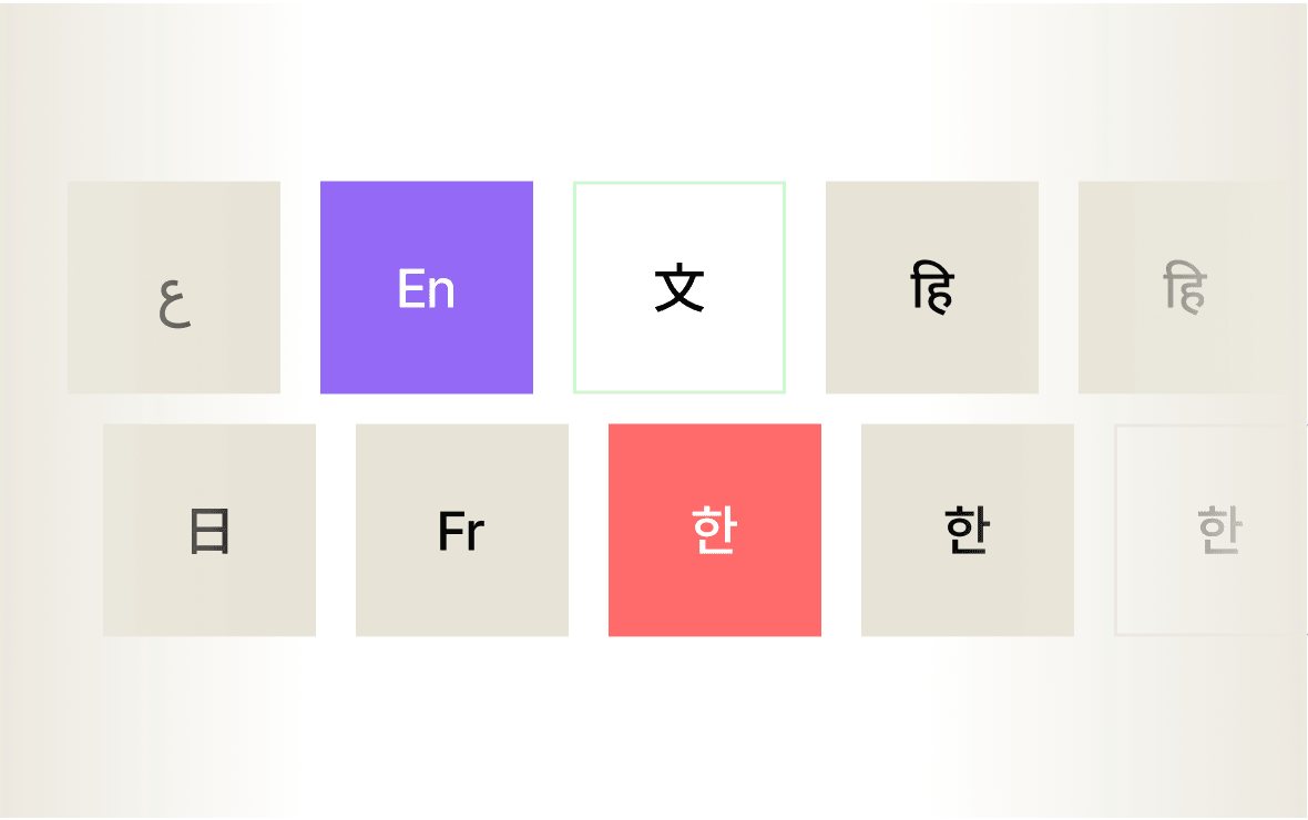 Multilingual Support