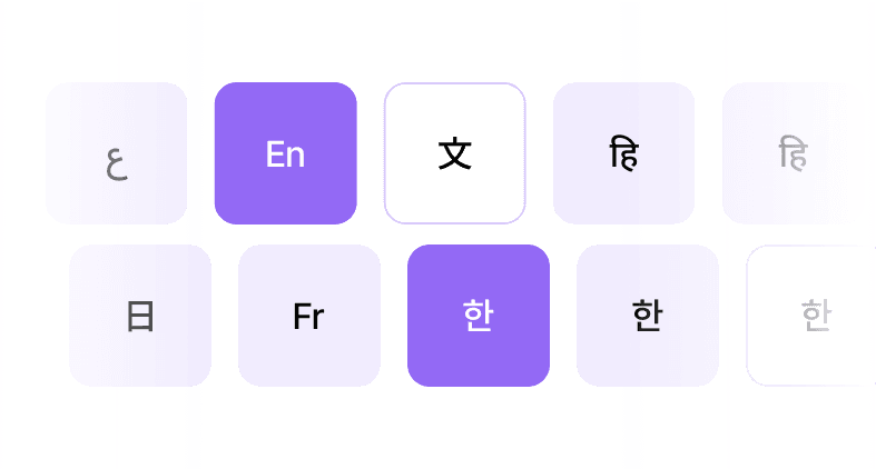 Multilingual Support