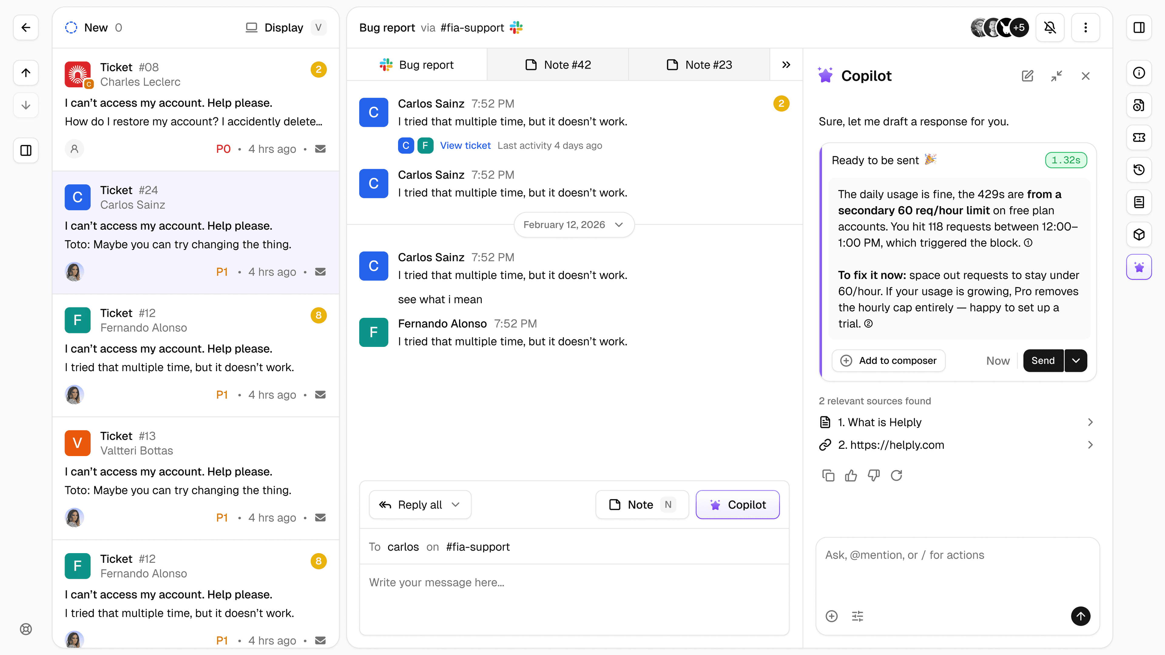 AI assistant screenshot
