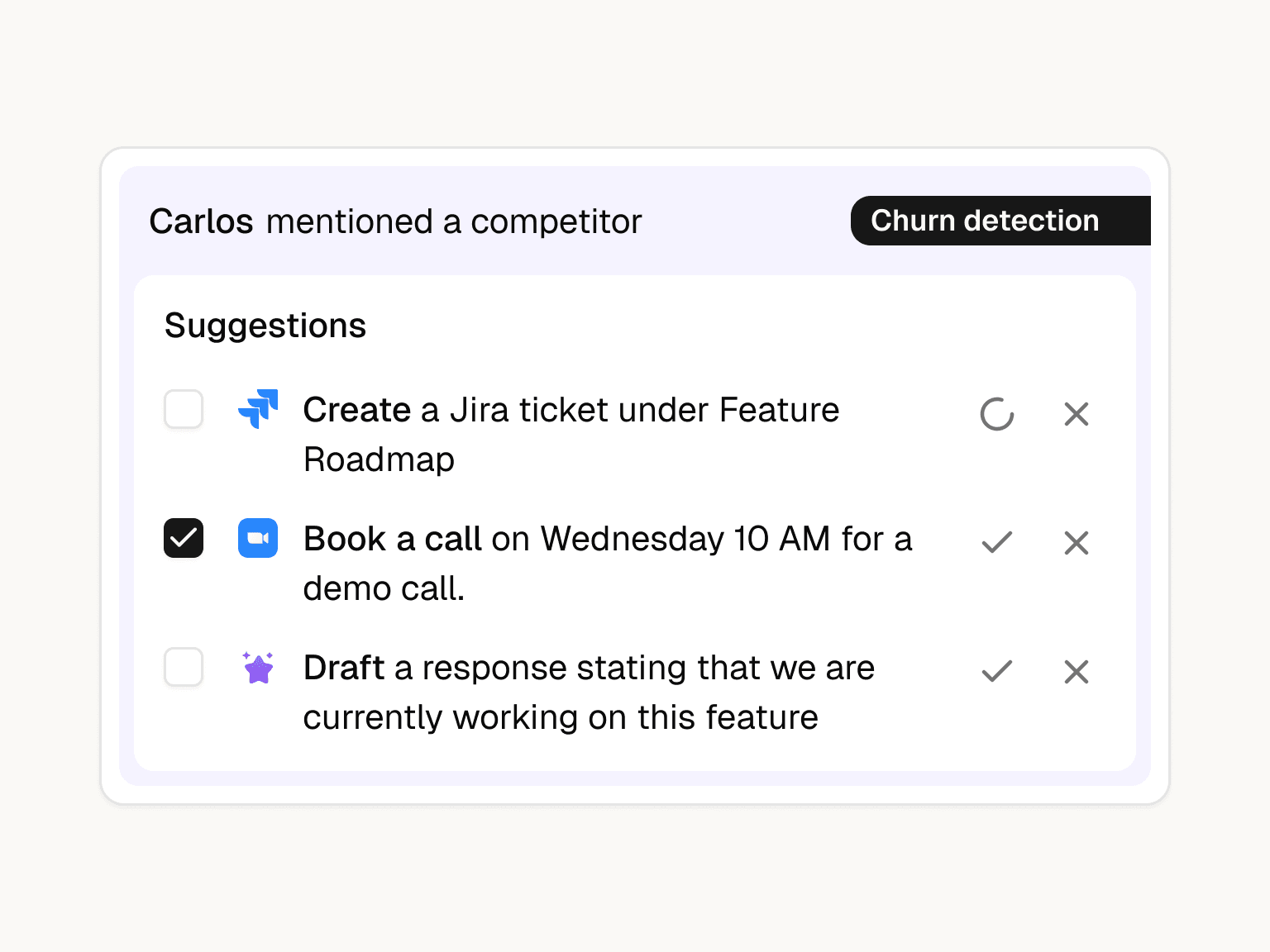 Suggested play attached, automatically screenshot