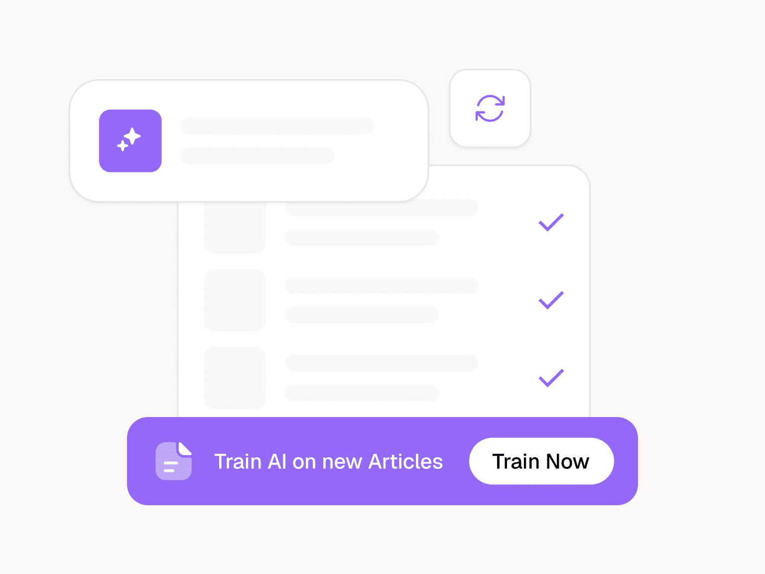Articles feed straight into your AI agent screenshot
