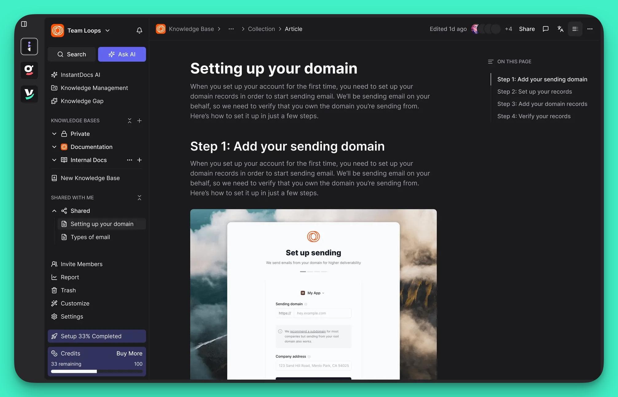 customer-support-automation-instantdocs-knowledge-base